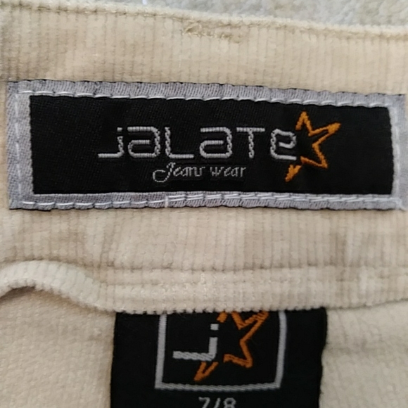 Jalate Jeans Wear Corduroy Shortie Shorts Junior 7/8 Tan - Picture 2 of 14